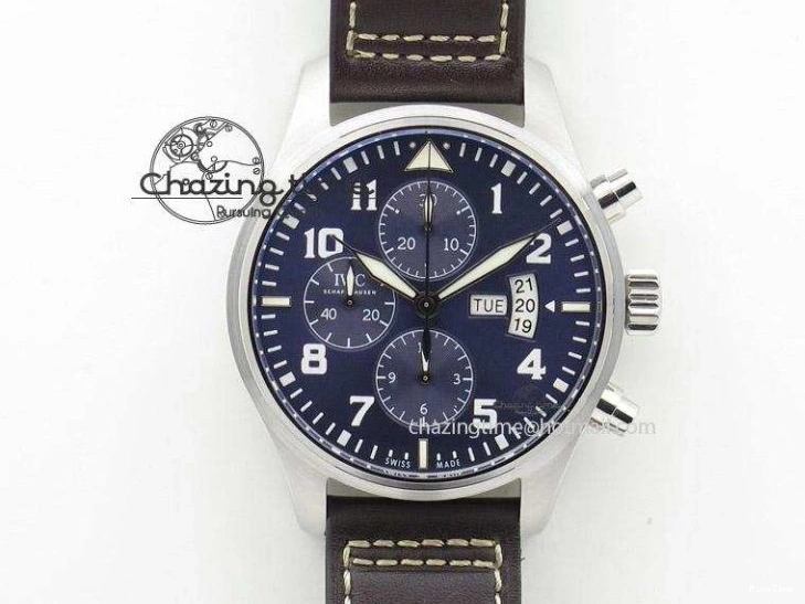 MIROTIME 0129 Snug Portofino IW391022 SS ZK 1:1 Best Edition White Dial Gold Markers On Black Leather Strap A 7130